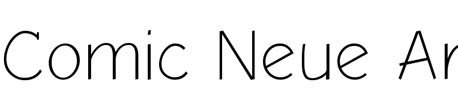 Comic Neue Angular Light cкачати шрифт безкоштовно